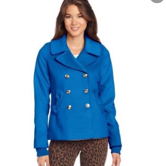 juniors double breasted peacoat